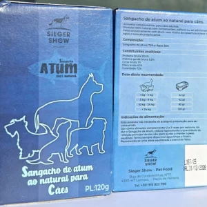 Sangacho de atum ao natural para cães - 120 g
